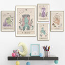 Tarot Canvas Painting Poster Constellation