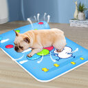 Summer Cooling Dog Mat With Pillow For Cat