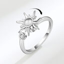 Rotating Sunflower Relief And Anti-Stress Ring Jewelry