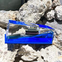 Creative Cruise Ship Decoration Fluid Drift Bottle Desktop
