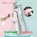 Pet Nail Clippers With LED Light Dogs Cat