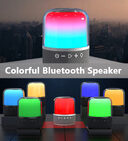 New Color Glass Bluetooth Speaker Sound Led Colorful
