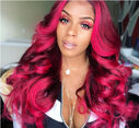 Ladies Wavy Long Curly Hair Lexin Rose Net