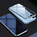 Fashion Personality Magneto Glass Metal Phone Case