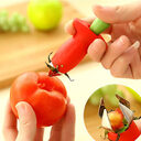 Strawberry Stem Remover Metal Plastic Fruit Leaf Tomato