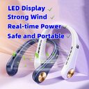 New Mini Neck Fan Portable Bladeless Hanging Rechargeable