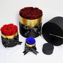 Immortal Flower Hug Bucket 18 Roses Box Mother's