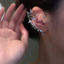 Women's Zircon Wheat Earrings Without Pierced