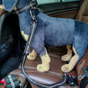 Pet Supplies Dog Reflective Buffer Retractable Car Seat