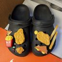 Shoe Accessories Diy Fried Chicken Burger Buckle