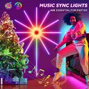 Firework Lights LED Strip Music Sound Sync Color