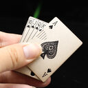 Creative Personality Cool Playing Cards Inflatable Electronic Windproof