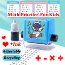 Math Roller Stamp Addition Subtraction Multiplication Division Practice