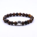 Volcanic Stone Dog Paw Bracelet Tiger Eye