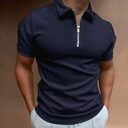 New Men's Casual Short Sleeve Digital Print POLO