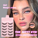 5 Pairs Manga Lashes Anime Cosplay Natural Wispy