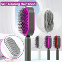 Self Cleaning Hair Brush For Women One-key Loss
