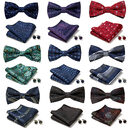 Three Piece Set Of Stylish Bow Ties