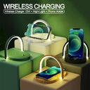 3 In 1 Foldable Wireless Charger Night Light