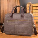 Vintage Business Office Handbag Men's Real-leather Bag Briefcase