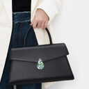 Women's Large Capacity Niche Leather Portable Shoulder Messenger