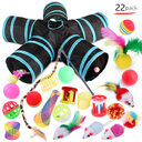 Cat Toy Set Funny Assembled Toys Tunnel Pet