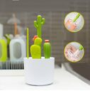 Multifunctional Nylon Cleaning Cactus Bottle Brush Set Kitchen