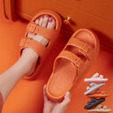 Platform Slippers Women's Summer Buckle Home Shoes Fashion