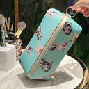 Cute Dog Pets Print Cosmetic Bag Waterproof Makeup