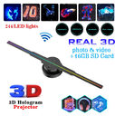 Led Luminous Sign Light Holographic Projector Diy Fan