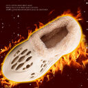 Hole Shoes Summer Winter Slippers Removable Warm EVA