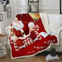Christmas Autumn And Winter Warm Sofa Blanket HD