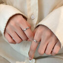 Niche Design Rings Fashion Simple Personality Trendy