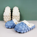 Bubble Shoes With Plush Home Slippers Warm Lovers