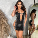 European And American Women's Clothing Fashion Sexy Cutout