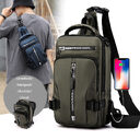 Crossbody Bags Men Multifunctional Backpack Shoulder Chest