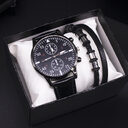 Watch Men 3pcs New Men's Trend Student Fashion