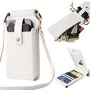 Multi-function Crossbody Bags For Mobile Phone Crocodile-pattern Wallet
