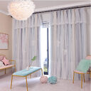 Nordic Simple Hollow Star Princess Wind Bedroom Blackout