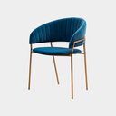 Gold Plated Makeup Chair Dining Room