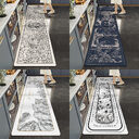 Kitchen Leather Mat Home PVC Waterproof and Oilproof