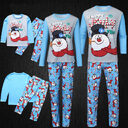 Christmas Parent-child Printed Long Sleeve Pajamas Homewear
