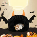 Halloween Little Devil Pet Nest Short Plush Fully