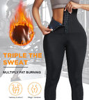 Sauna Long Pants Fitness Exercise Hot Thermo Sweat