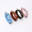 Airtag Pet Collar Tracker Protective Cover Leather