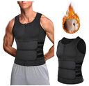 Fitness Men Shapewear Sauna Vest Waist Trainer Double