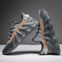 Fashion Sneakers With Wave Sole Cool Sports Shoes