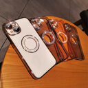 Electroplating Soft Diamond Ring Phone Case Drill Leakage