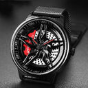 Rotating Cool Personality Wheel Watch Waterproof