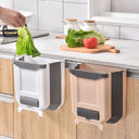Wall-mounted Foldable Trash Can Household Classification Sundries Container